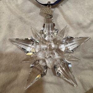 Swarovski 2001 Christmas Snowflake Ornament